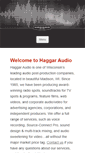 Mobile Screenshot of haggaraudio.com